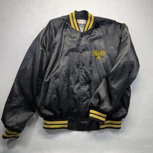 Vintage 80s Iowa Hawkeyes x Pepsi Satin Bomber Jacket